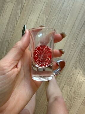 Kilroy's Bar N Grill Red Logo Shot Glass